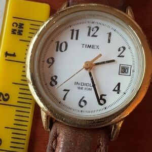 Timex Gold and Brown Women's Watch